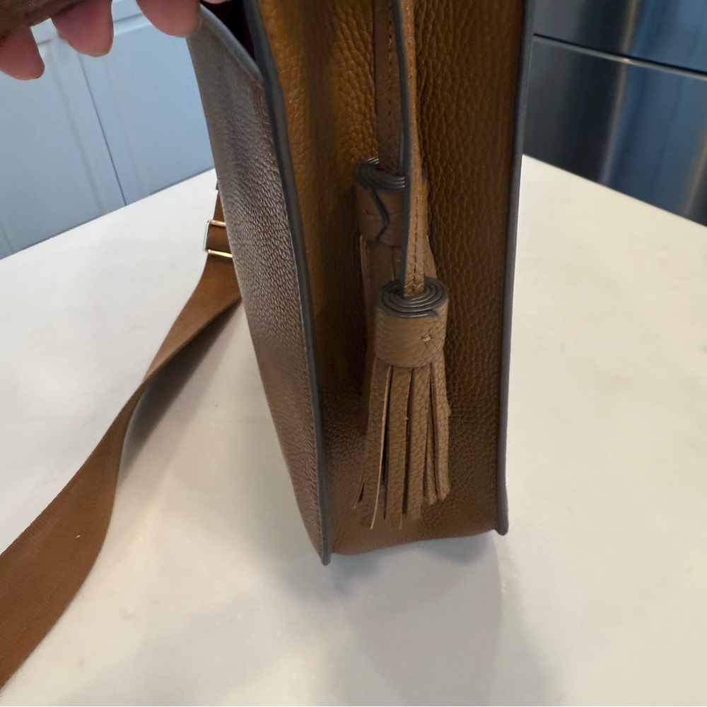 Tory Burch Tan Leather Crossbody Bag - Picture 12 of 16